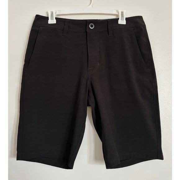 Black Men's Volcom Frickin SNT Static 21" Modern Hybrid Short 30 - Picture 1 of 6